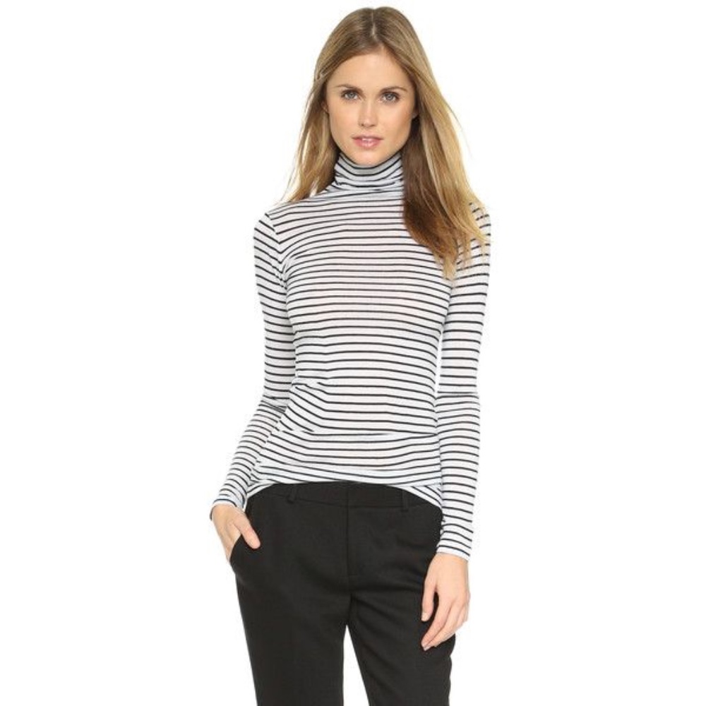 BNWT Club Monaco Julie Turtleneck Striped - XS
